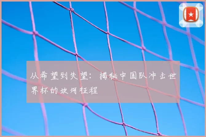 从希望到失望：揭秘中国队冲击世界杯的坎坷征程