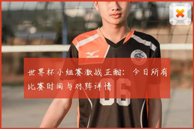 世界杯小组赛激战正酣:今日所有比赛时间与对阵详情