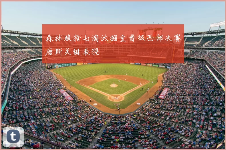 森林狼抢七淘汰掘金晋级西部决赛唐斯关键表现